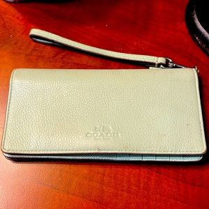Coach Wallet, Seafoam Green